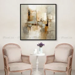 Tableau Toile Art Abstrait IP-02888