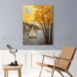 Tableau Toile Art Des Mers Et Bateaux IP-02901