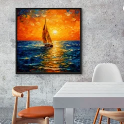 Tableau Toile Art Des Mers Et Bateaux IP-02903