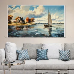 Tableau Toile Art Des Mers Et Bateaux IP-02915