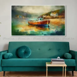 Tableau Toile Art Des Mers Et Bateaux IP-02975