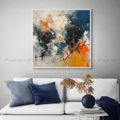 Tableau Toile Art Abstrait IP-03014