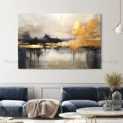 Tableau Toile Art Abstrait IP-03024