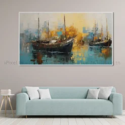 Tableau Toile Art Des Mers Et Bateaux IP-03043