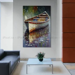 Tableau Toile Art Des Mers Et Bateaux IP-03049