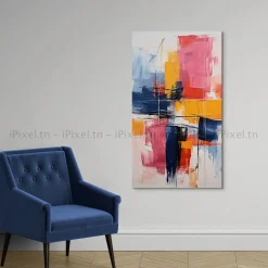 Tableau Toile Art Abstrait IP-03071