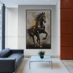 Tableau Toile Art Des Chevaux IP-03076