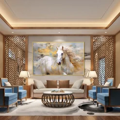 Tableau Toile Art Des Chevaux IP-03078