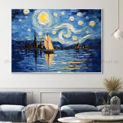 Tableau Toile Art Des Mers Et Bateaux IP-03129