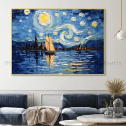 Tableau Toile Art Des Mers Et Bateaux IP-03129