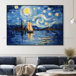 Tableau Toile Art Des Mers Et Bateaux IP-03129