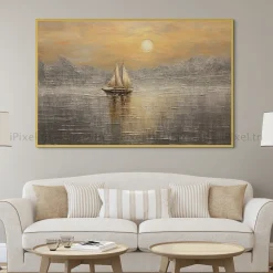 Tableau Toile Art Des Mers Et Bateaux IP-03131