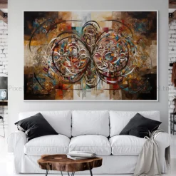 Tableau Toile Art Abstrait IP-01194