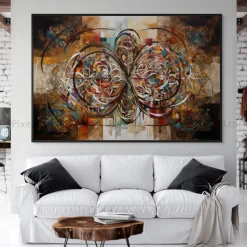 Tableau Toile Art Abstrait IP-01194
