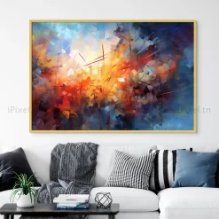 Tableau Toile Art Abstrait IP-01354