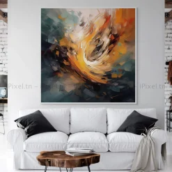 Tableau Toile Art Abstrait IP-01406