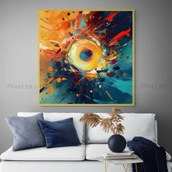 Tableau Toile Art Abstrait IP-01407