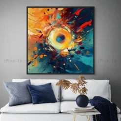 Tableau Toile Art Abstrait IP-01407