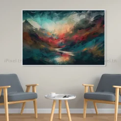 Tableau Toile Art Abstrait IP-01417