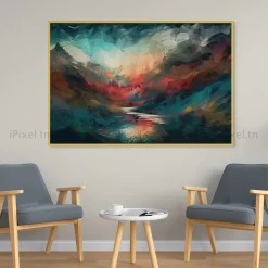 Tableau Toile Art Abstrait IP-01417
