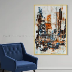 Tableau Toile Art Architecturale IP-01455