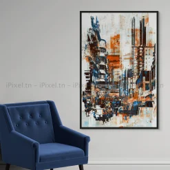 Tableau Toile Art Architecturale IP-01455