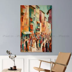 Tableau Toile Art Architecturale IP-01600