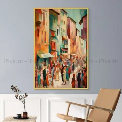 Tableau Toile Art Architecturale IP-01600