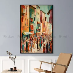 Tableau Toile Art Architecturale IP-01600