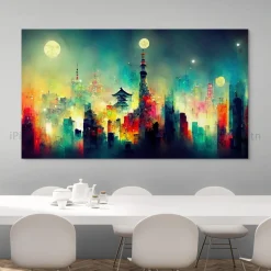 Tableau Toile Art Architecturale IP-01615