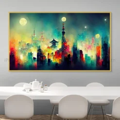 Tableau Toile Art Architecturale IP-01615