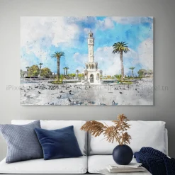 Tableau Toile Art Architecturale IP-01617