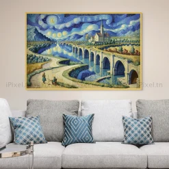 Tableau Toile Art Architecturale IP-01629
