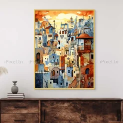 Tableau Toile Art Architecturale IP-01633