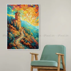 Tableau Toile Art Architecturale IP-01646