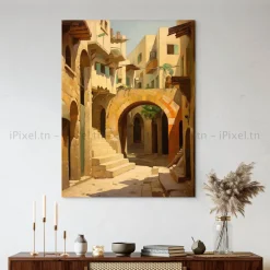 Tableau Toile Art Architecturale IP-01647