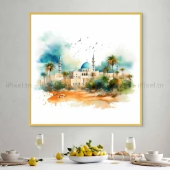 Tableau Toile Art Architecturale IP-01659