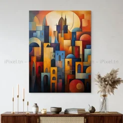 Tableau Toile Art Architecturale IP-01692