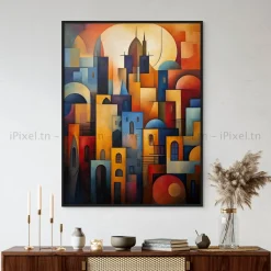 Tableau Toile Art Architecturale IP-01692