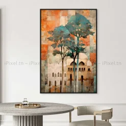 Tableau Toile Art Architecturale IP-01693
