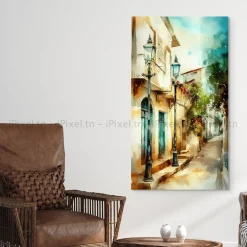 Tableau Toile Art Architecturale IP-01718
