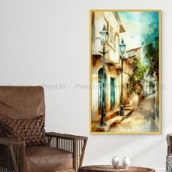 Tableau Toile Art Architecturale IP-01718