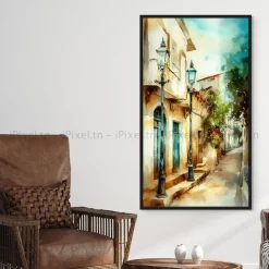Tableau Toile Art Architecturale IP-01718