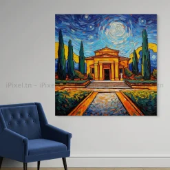 Tableau Toile Art Architecturale IP-01739