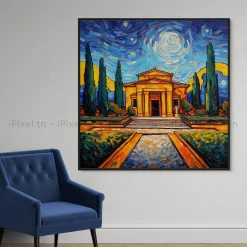 Tableau Toile Art Architecturale IP-01739