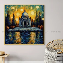 Tableau Toile Art Architecturale IP-01740