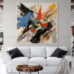 Tableau Toile Art Abstrait IP-02893