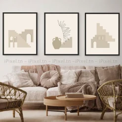 Tableau Toile Art Architecturale IP-03394