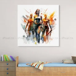 Tableau Toile Art Enfantin IP-03453