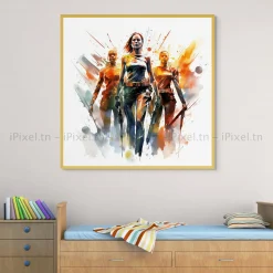 Tableau Toile Art Enfantin IP-03453